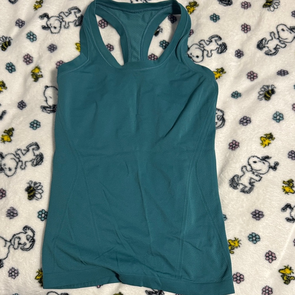 Athleta Teal Racerback Tank Top
